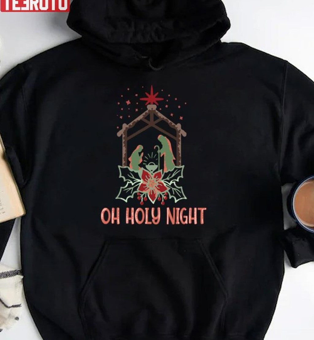 Oh Holy Night Christmas 2023 Unisex Sweatshirt