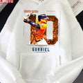 Number 10 Houston Astros Yuli Gurriel Baseball Unisex Hoodie