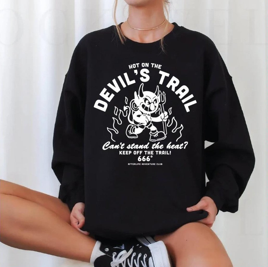 The Devil's Trail The Cuphead Tv Series Unisex Sweatshirt