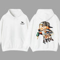 Bold Hunting Dog with Duck Graphic, Perfect for Outdoor Enthusiasts and Waterfowl Hunters, Unisex Hoodie