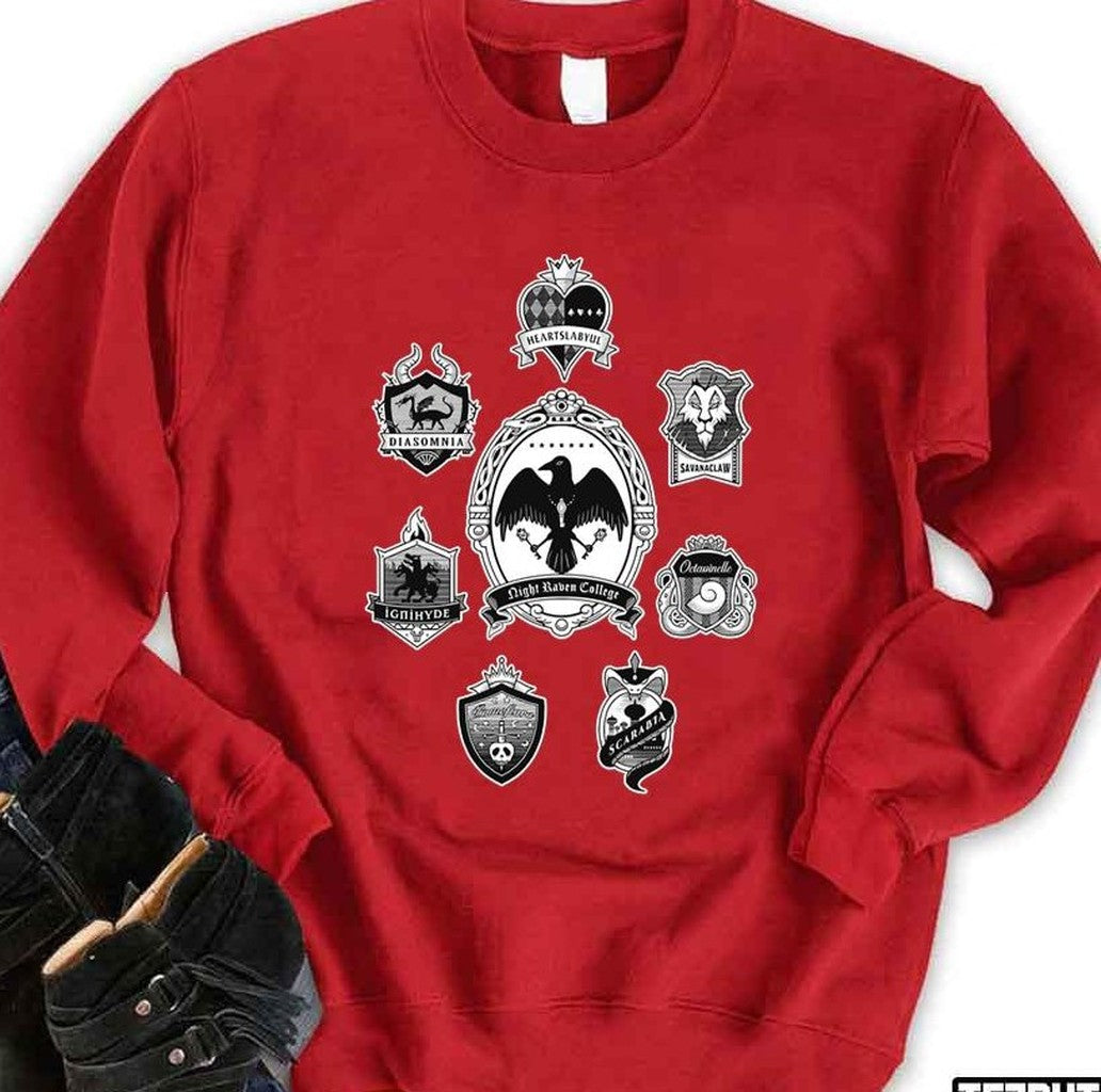 Night Raven College &amp; Dorms Twisted Wonderland Unisex Sweatshirt