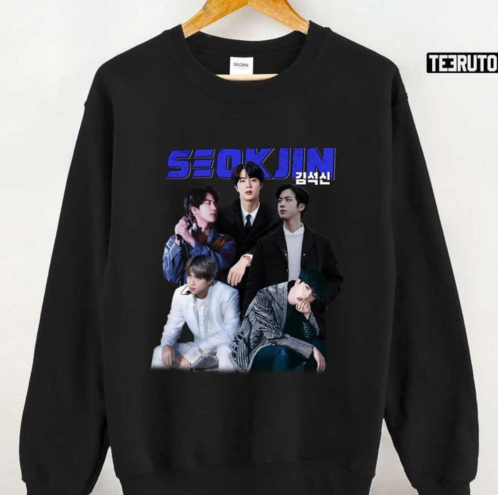 Seok-Jin Vintage Look Korean Pop Bootleg Raptee Unisex T-Shirt