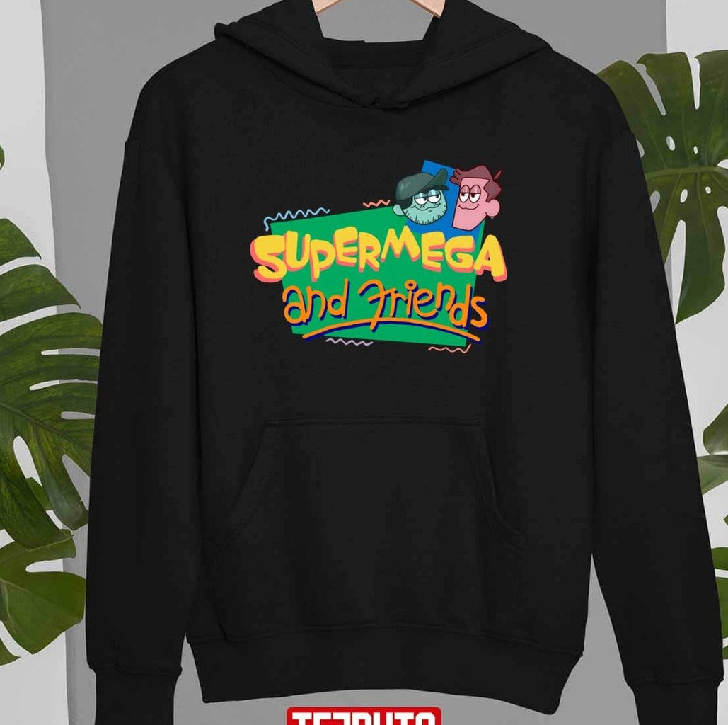 Supermega And Friends Logo Parody Unisex T-shirt