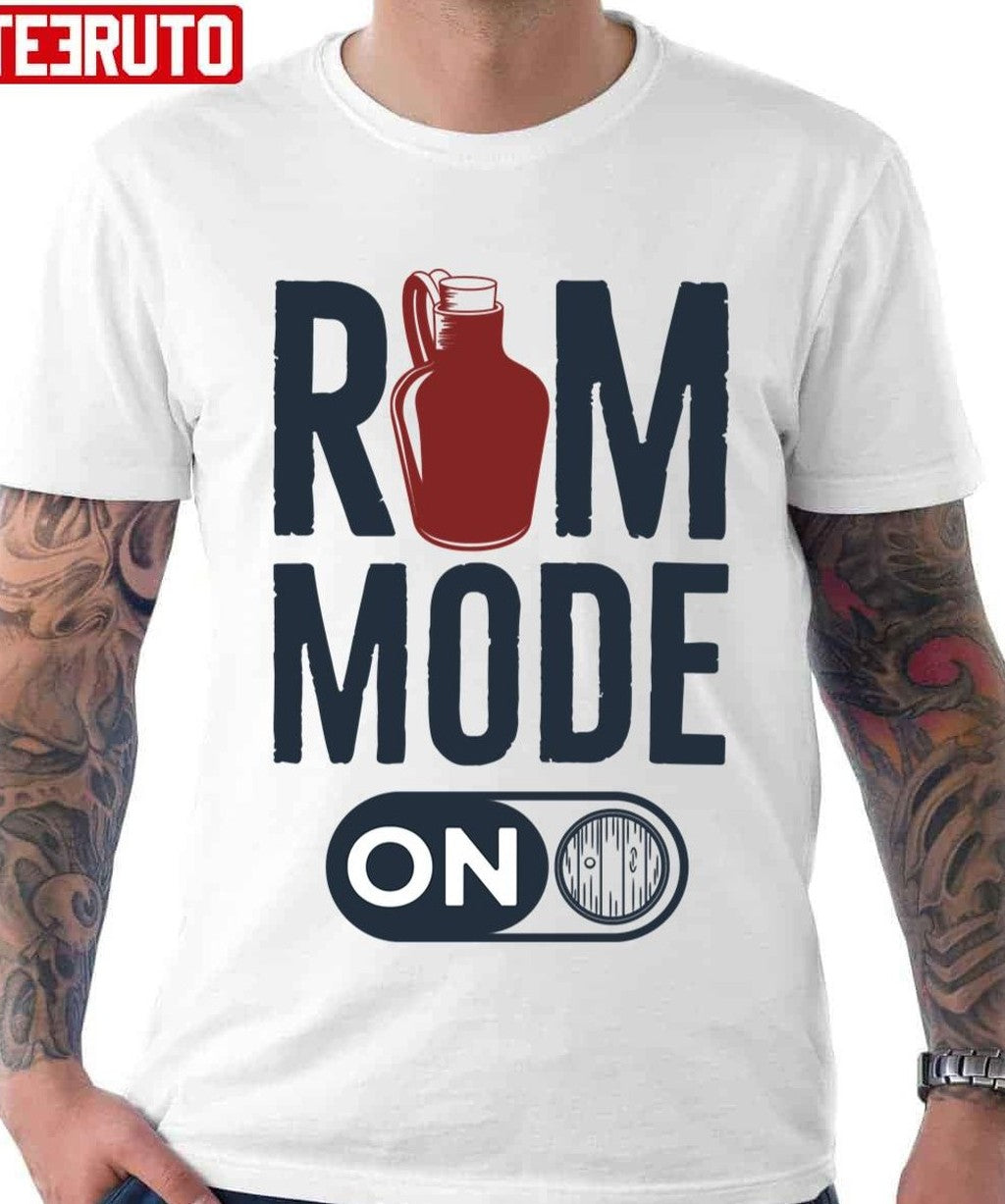Rum Mode On Jack Sparrow Pirates of the Caribbean Unisex T-Shirt