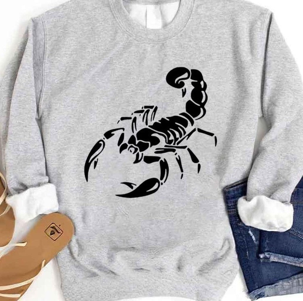 Scorpion Black Art Unisex Sweatshirt
