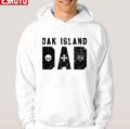 Retro Oak Island Dad Treasure Unisex Hoodie