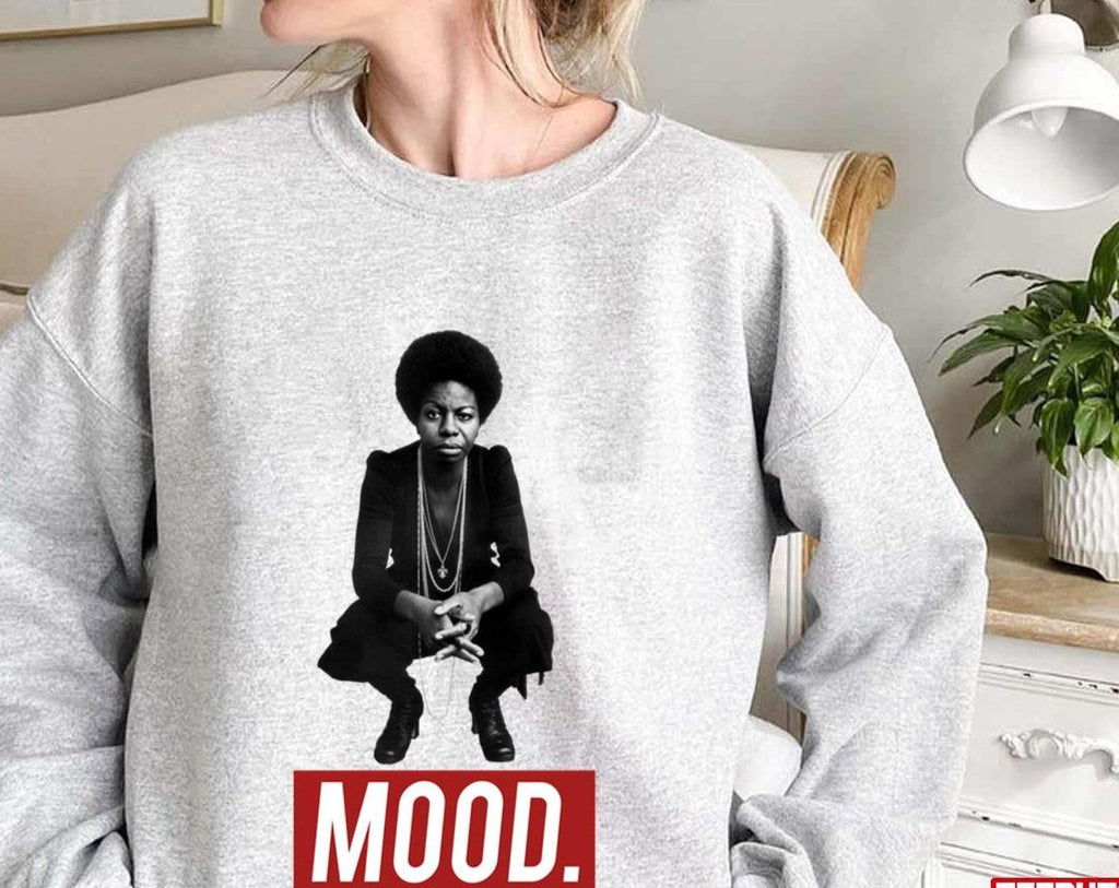 Mood Nina Simone Pose Unisex Sweatshirt