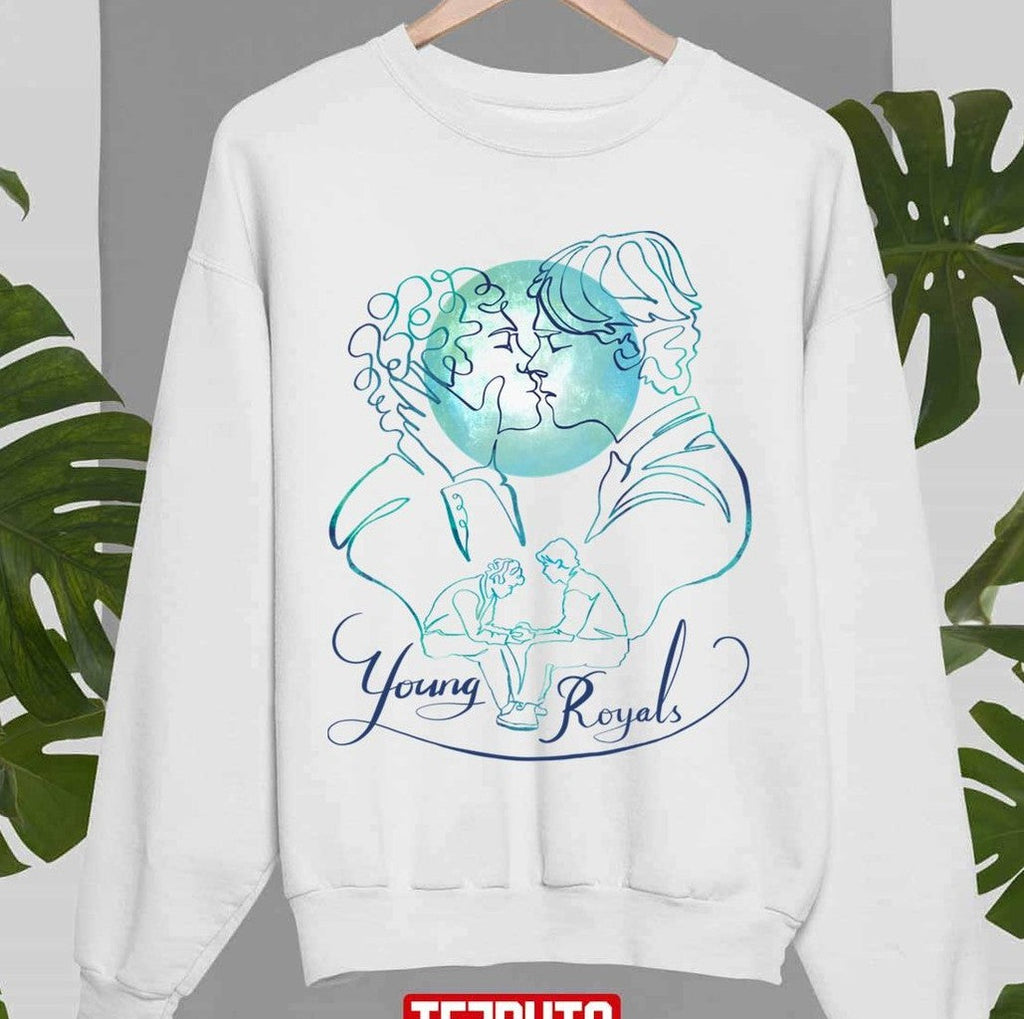 Simon &amp; Wilhelm Young Royals Line Art Unisex Sweatshirt