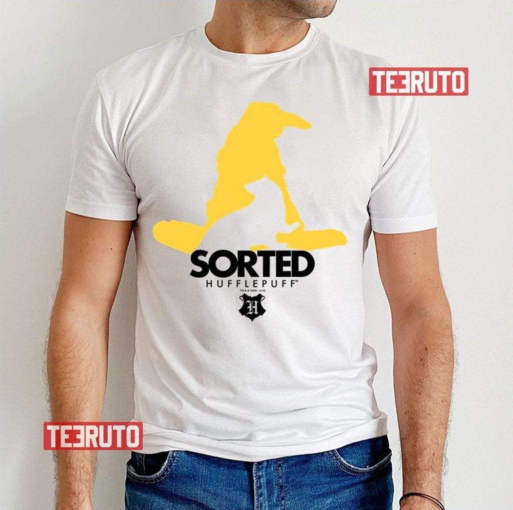 Sorted Into Hufflepuff House Hp Potter Unisex T-Shirt