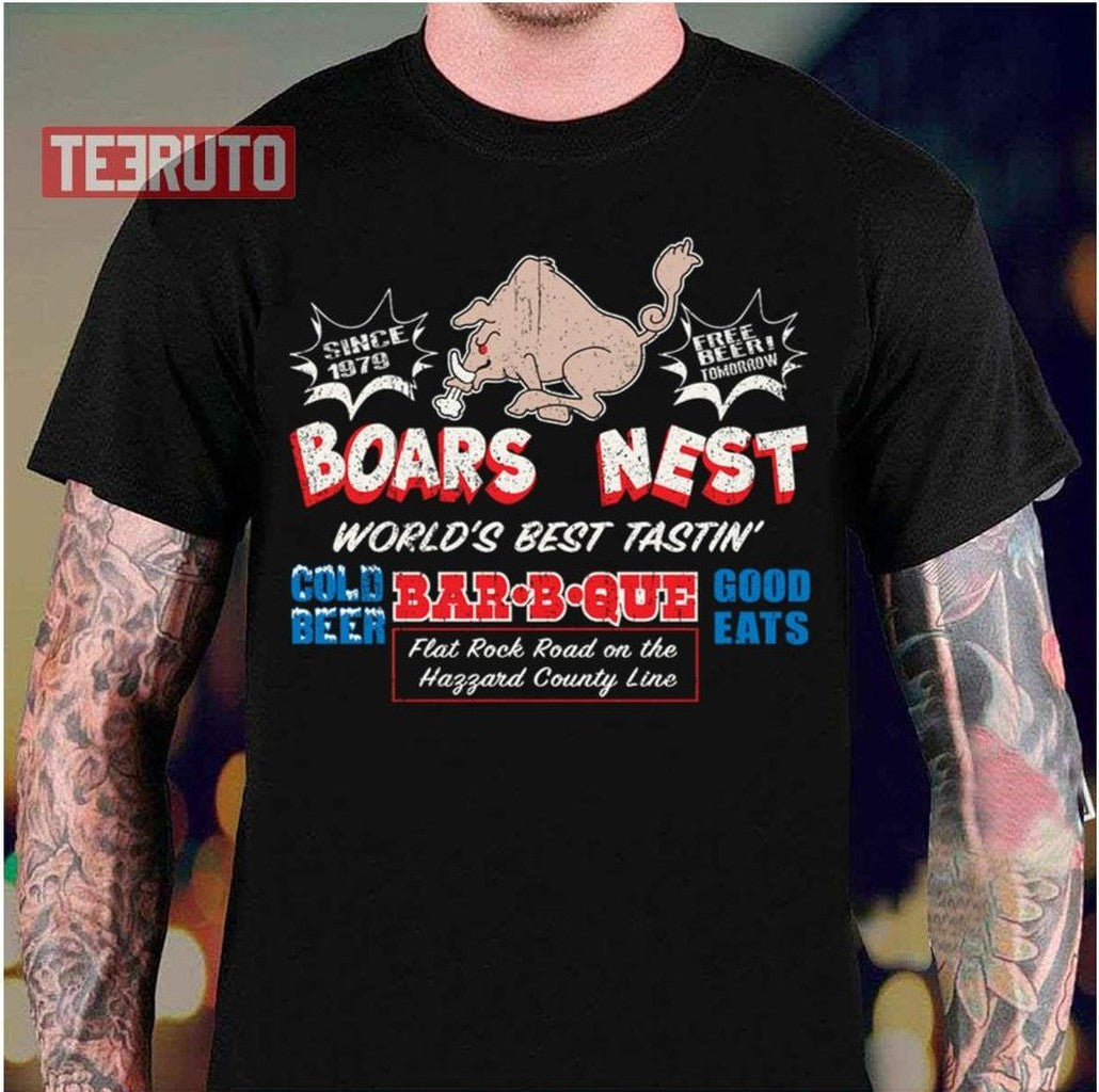 The Barbque The Boars Nest Dukes Of Hazzard Unisex T-Shirt