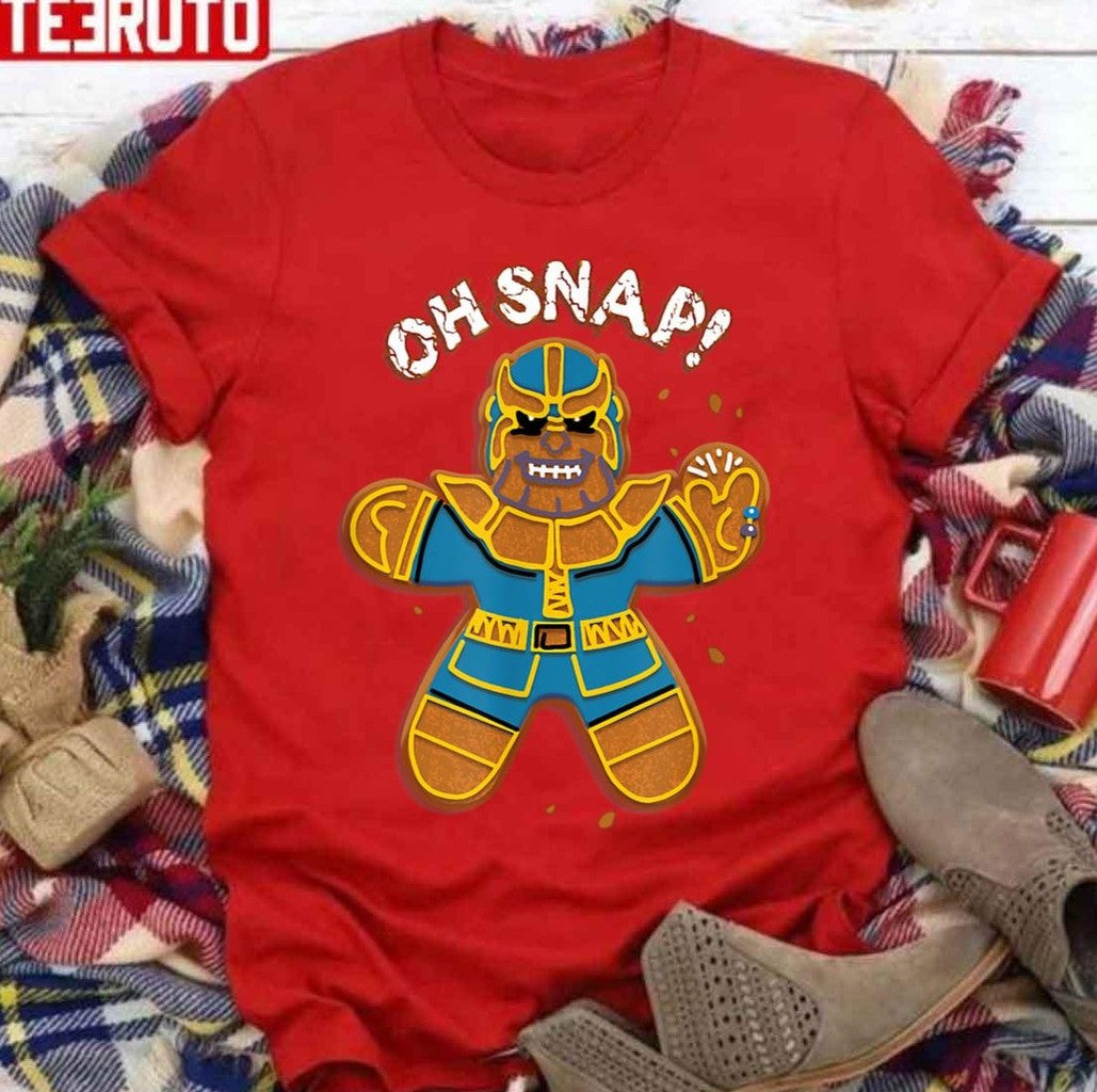 Thano Gingerbread Oh Snap Christmas Unisex Sweatshirt