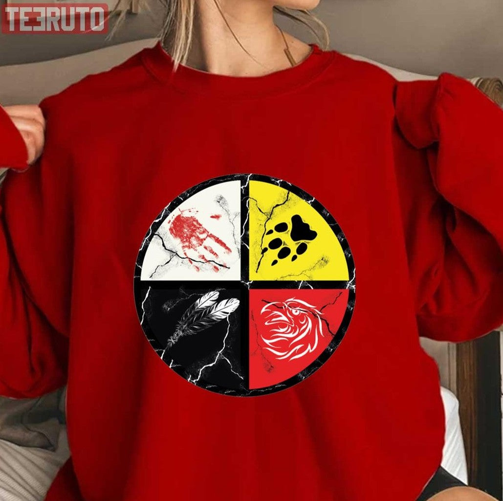 Native American Medicine Wheel Sweatshirt