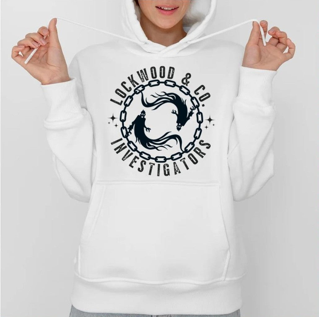 The Ghost Investigations Round Logo Lockwood &amp; Co Unisex Hoodie