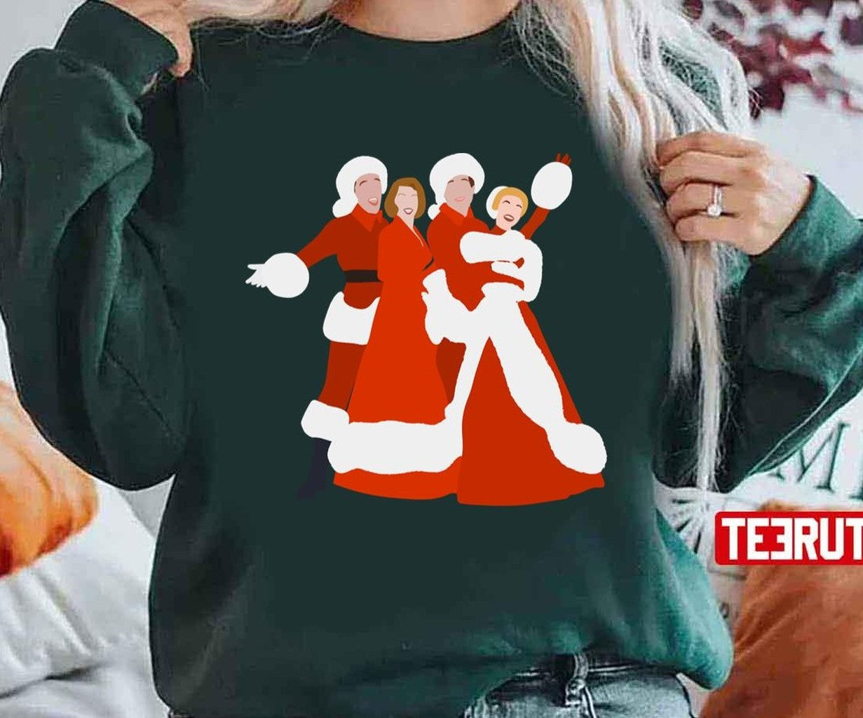 Movie White Christmas Minimalist Art Unisex T-shirt