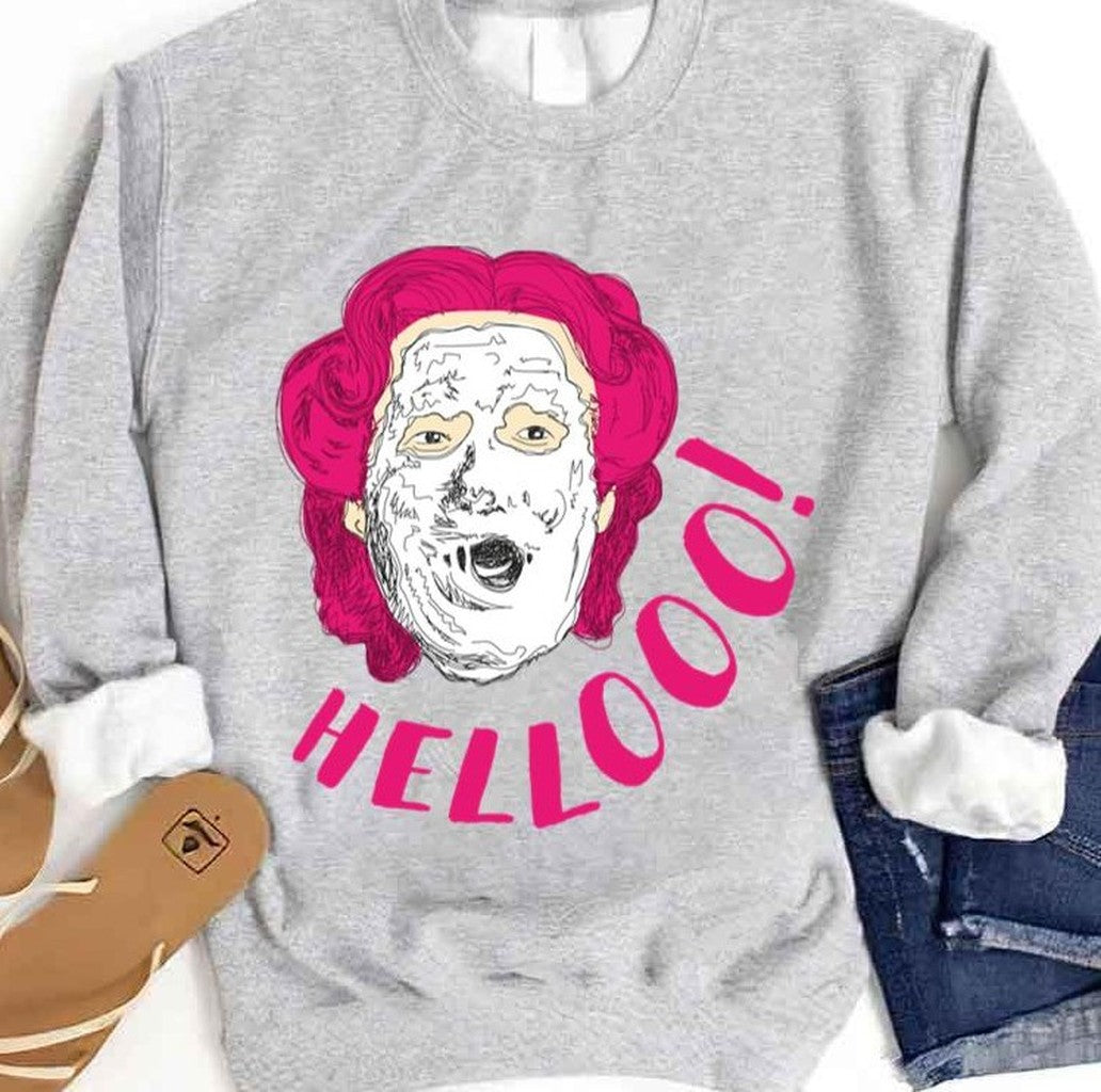 Scary Mask Mrs Doubtfire Unisex Sweatshirt