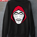 Money Heist Korea Mask Fanart Unisex Sweatshirt