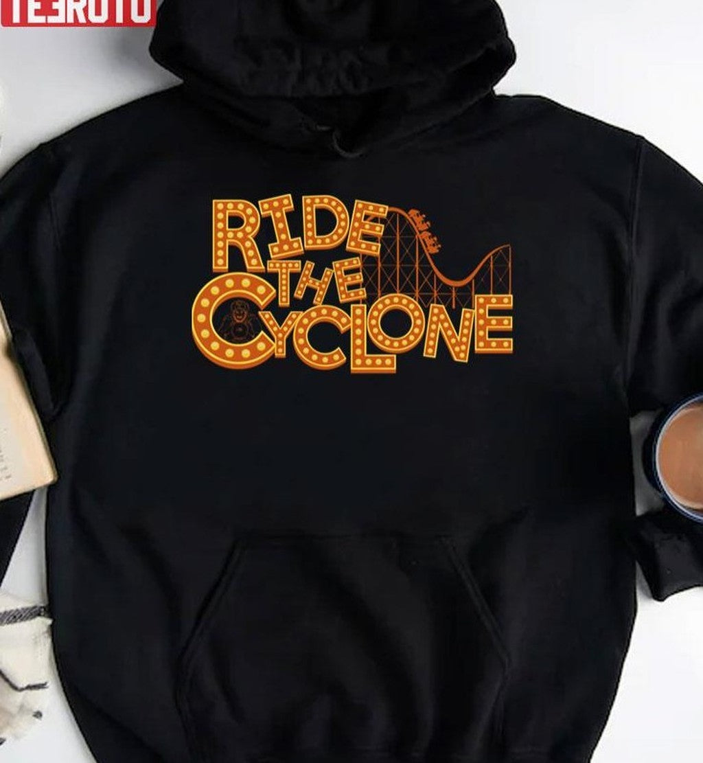 Neon Lights Design Ride The Cyclone Unisex T-Shirt