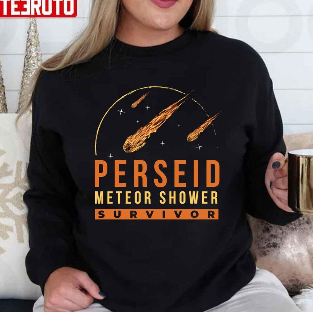 Perseid Meteor Shower Survivor Unisex T-Shirt
