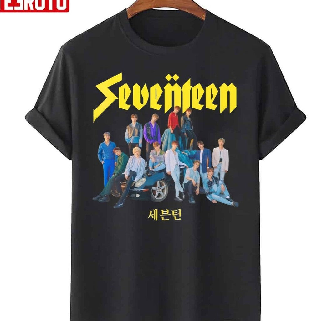 Seventeen Vintage Kpop Seventeen World Tour 2022 Be The Sun Unisex T-Shirt