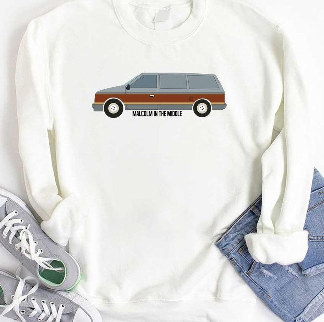 The Car Malcolm In The Middle Retro Art Unisex Hoodie