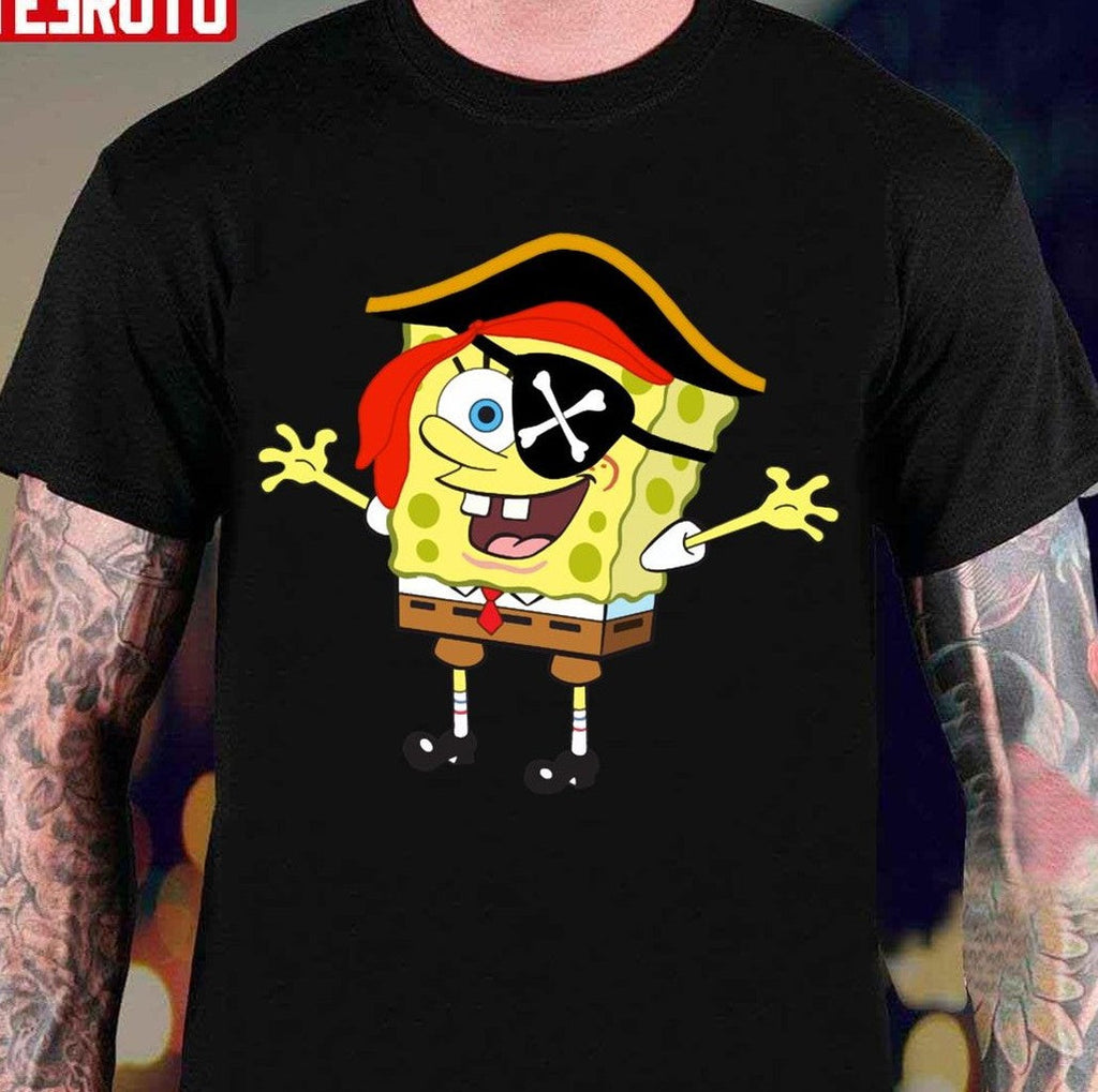 Pirate Halloween Spongebob Unisex T-Shirt