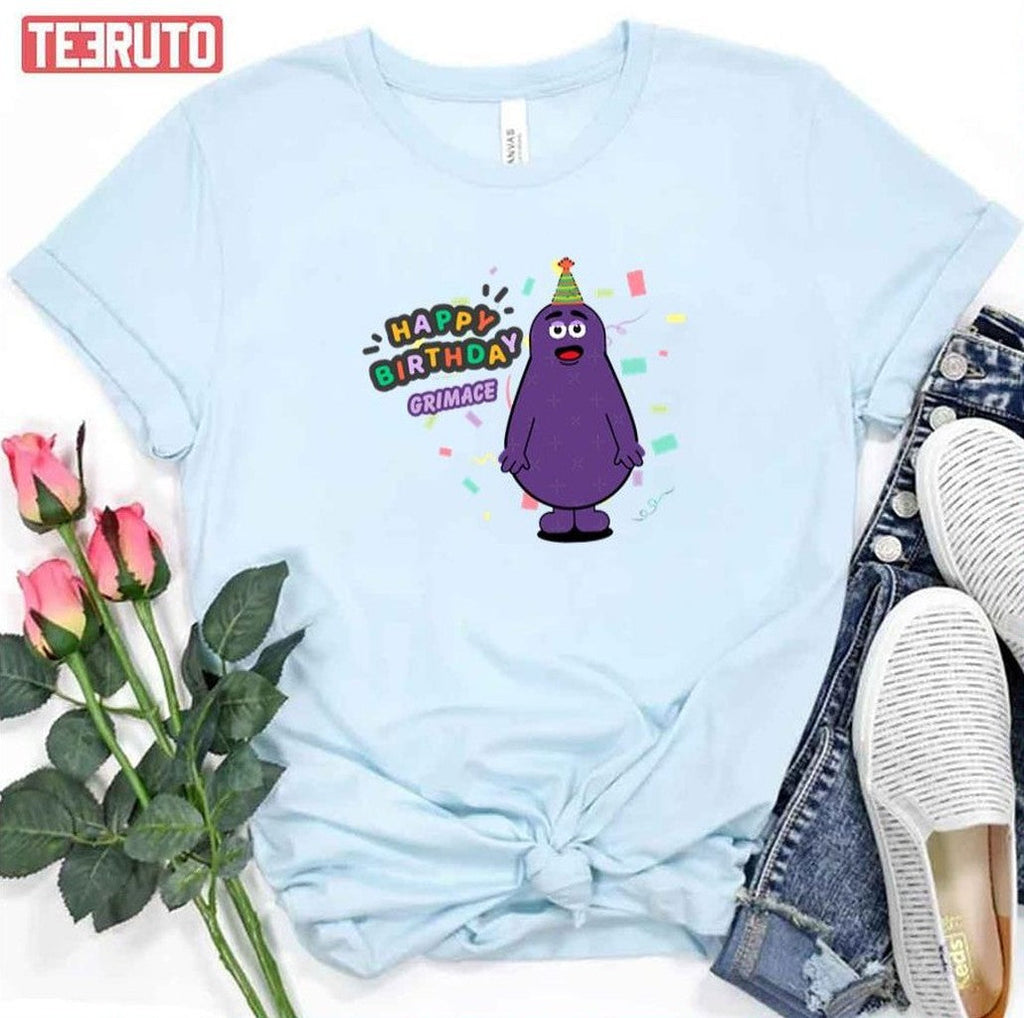 Birthday Graphic Grimace Unisex T-Shirt