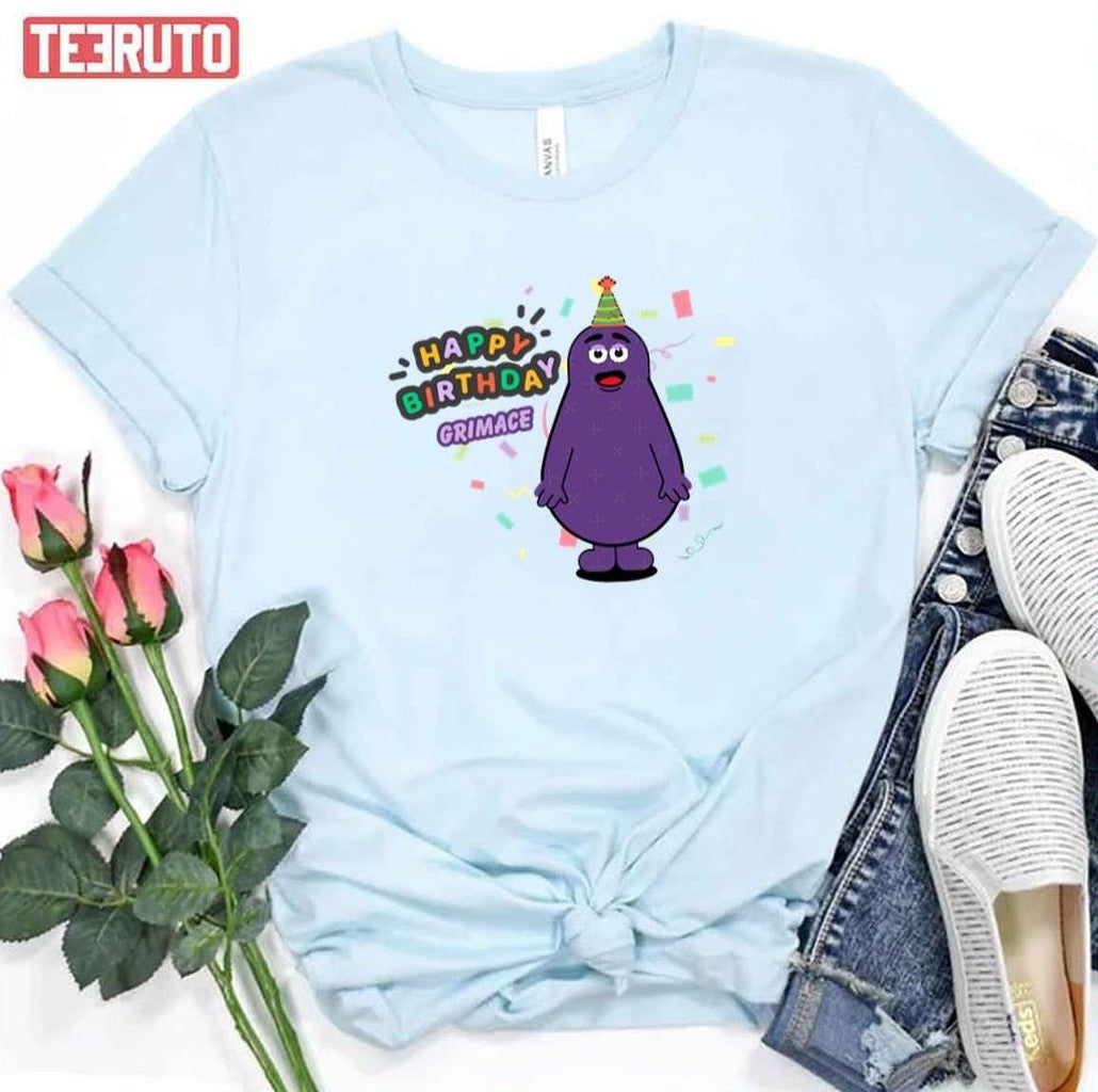 Birthday Graphic Grimace Unisex T-Shirt