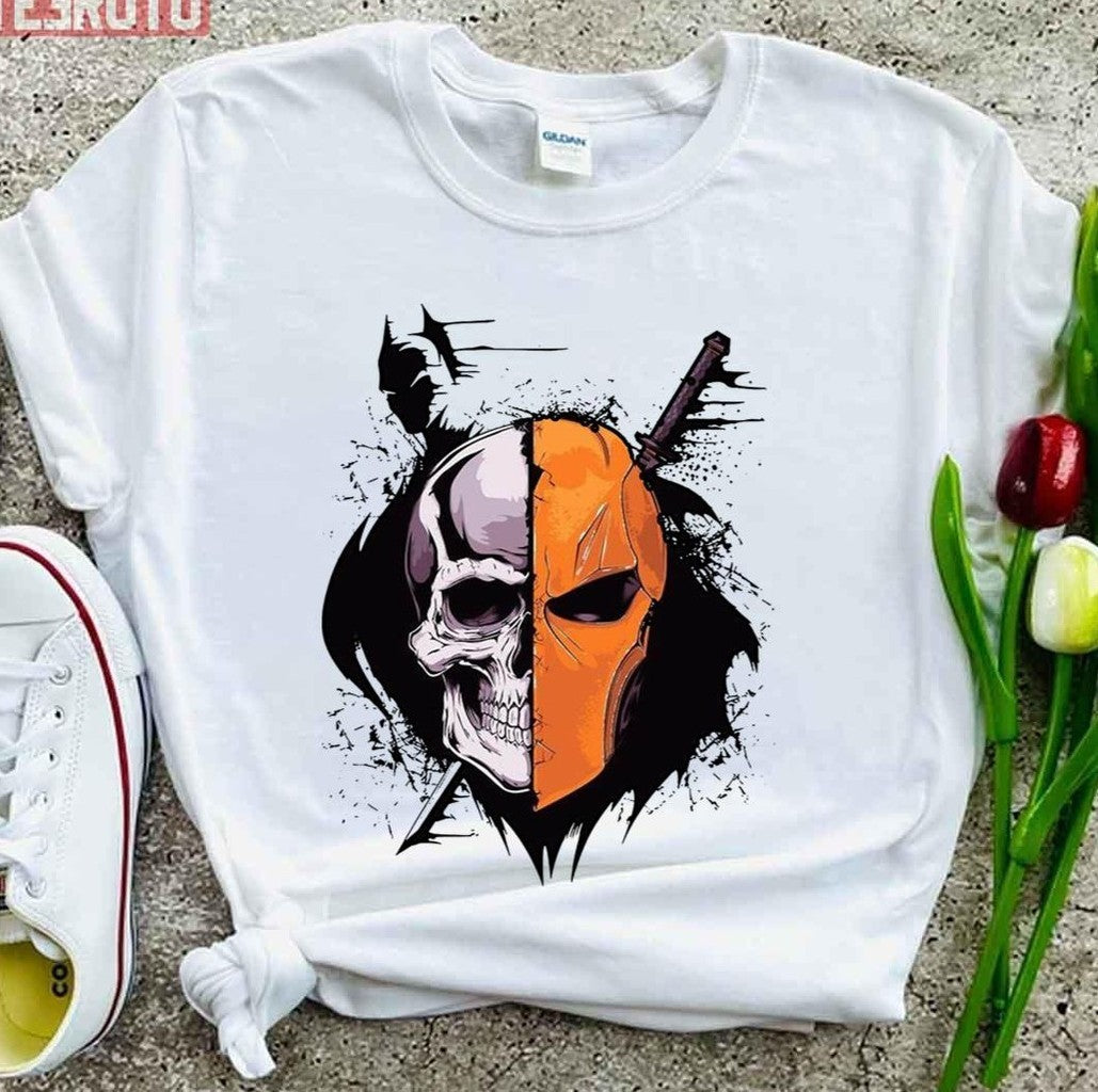 Skull Face Dc Universe Deathstroke Unisex T-Shirt -