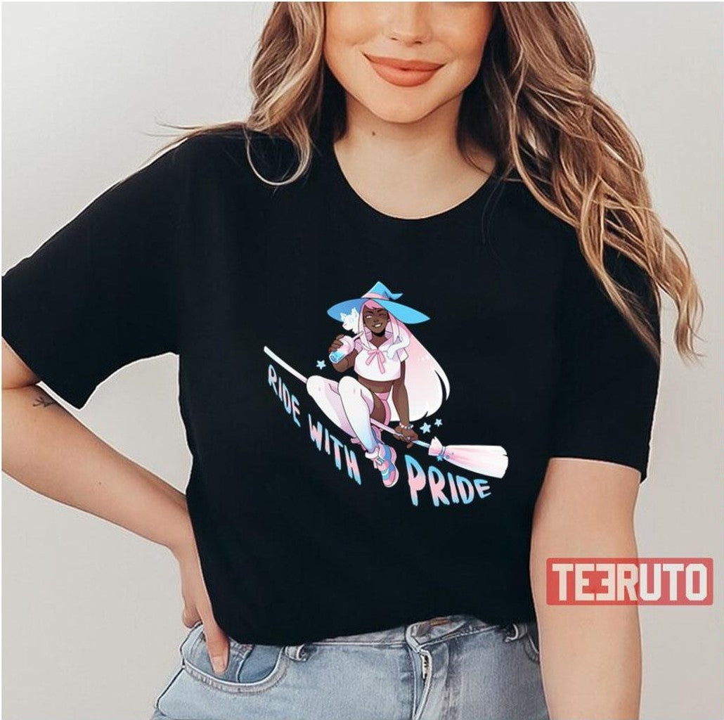 Ride With Pride Transgender Unisex T-Shirt