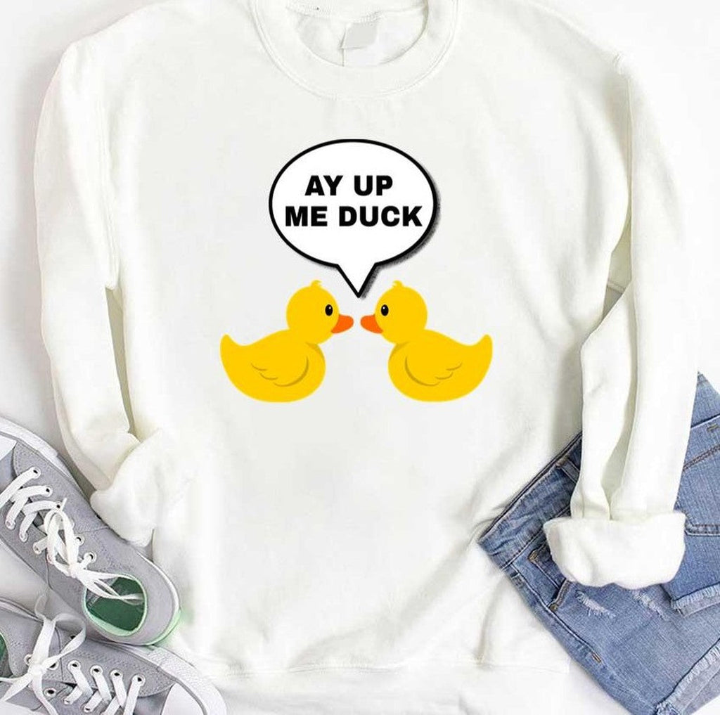 Ay Up Me Duck Black Unisex T-Shirt
