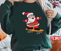Santa Skateboarding Christmas Unisex Sweatshirt