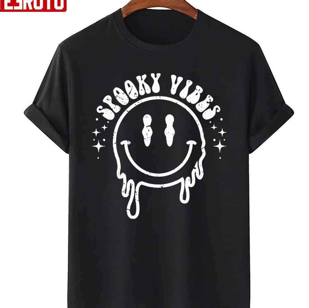 Smiley Spooky Vibes Halloween Unisex Sweatshirt