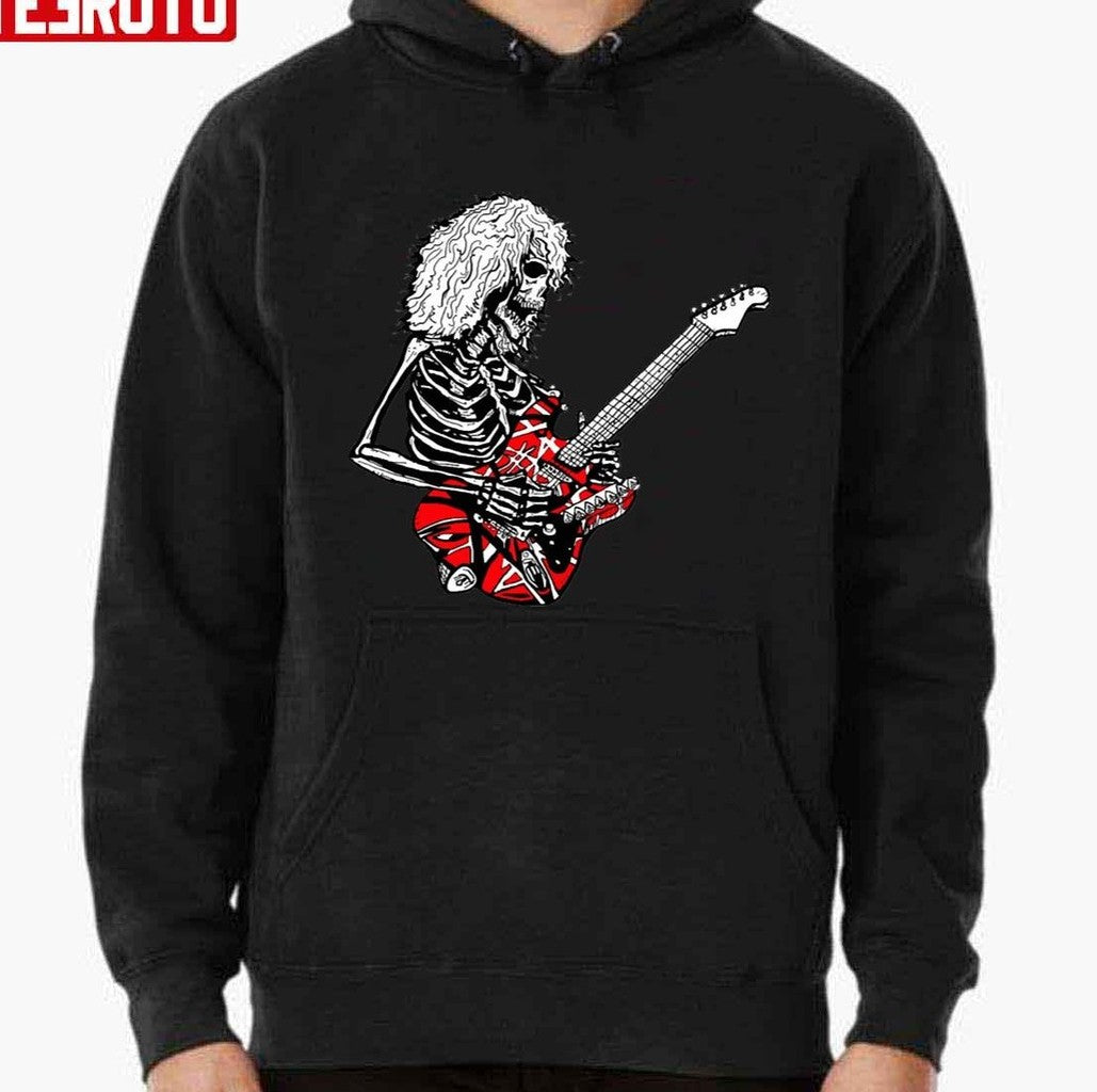Skeleton Van Halen Guitarist Eddie Van Halen Unisex T-shirt