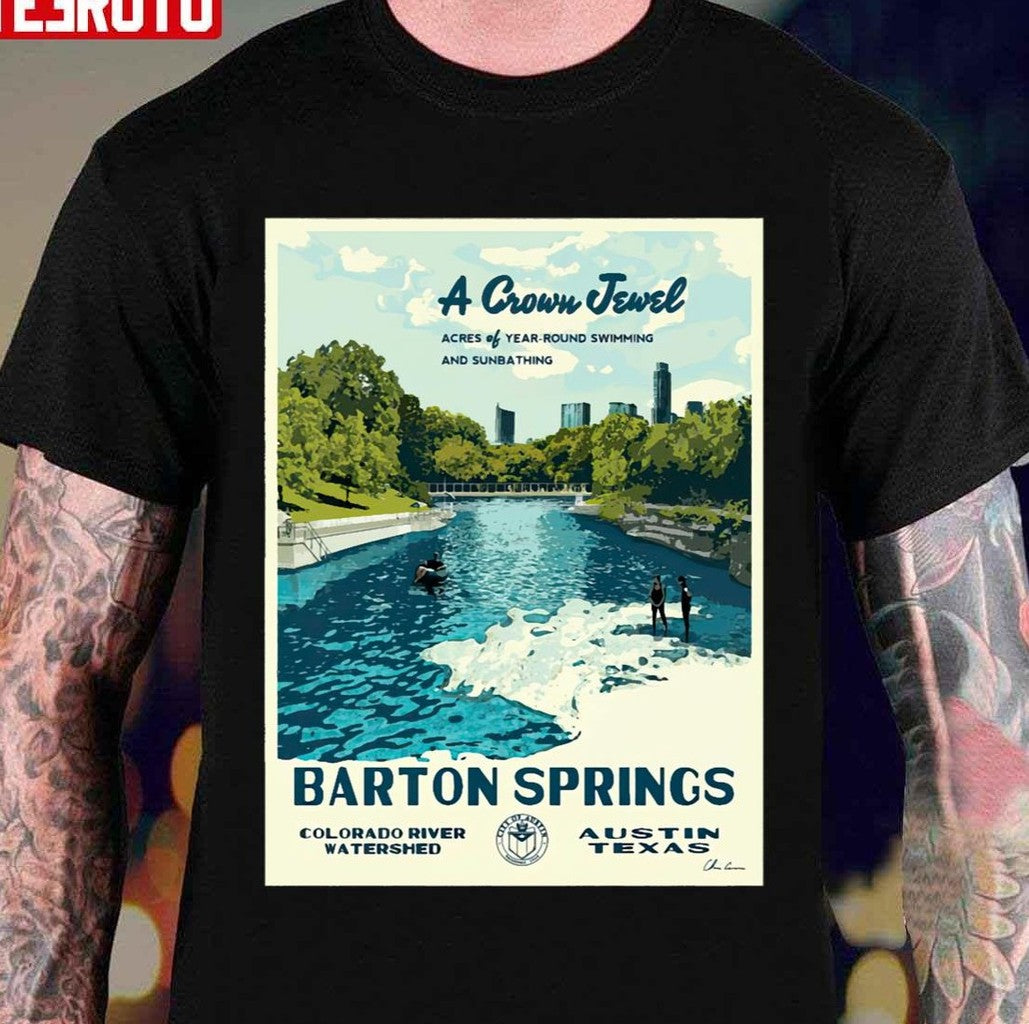 Barton Spring Vintage Unisex T-Shirt