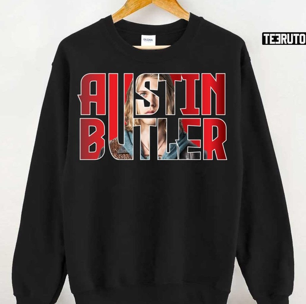 Austin Butler Logo Typographic Design Unisex Hoodie