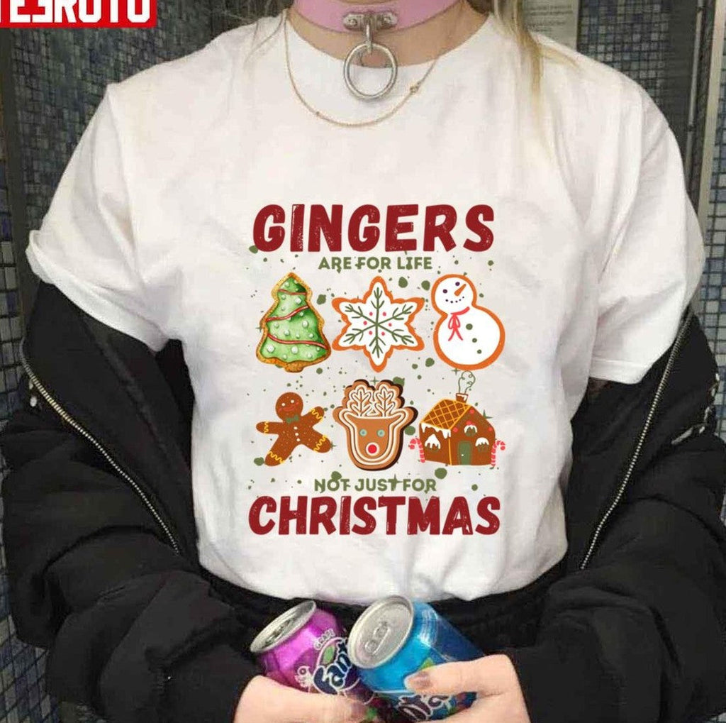 Snowman Snowflakes Gingers Are For Life Not Just For Christmas Unisex Sweatshirt