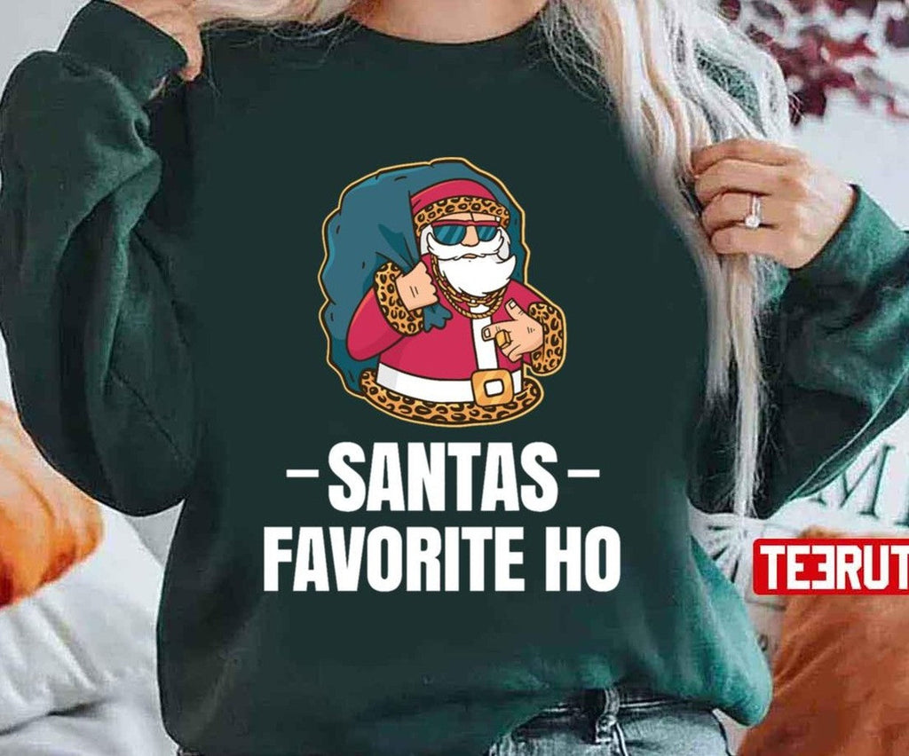 Santa's Favorite Ho Rude Christmas Xmas Unisex Sweatshirt