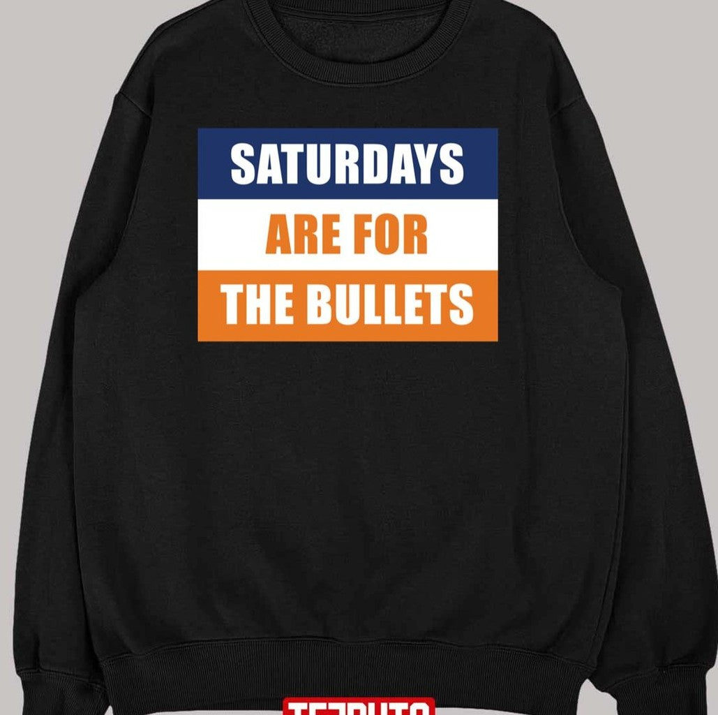 Saturdays Are For The Bullets Gettysburg College Unisex T-Shirt
