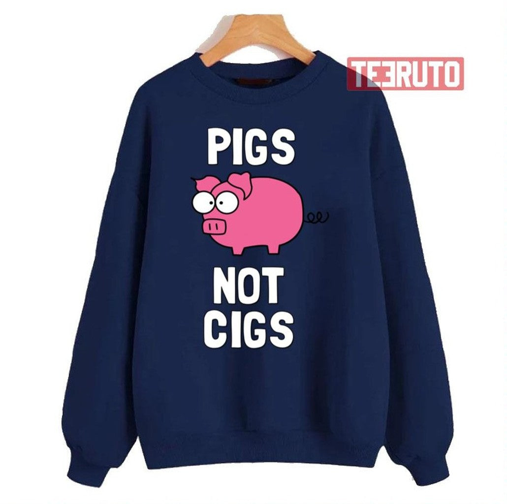 Pigs Not Cigs Russell Howard Unisex Sweatshirt