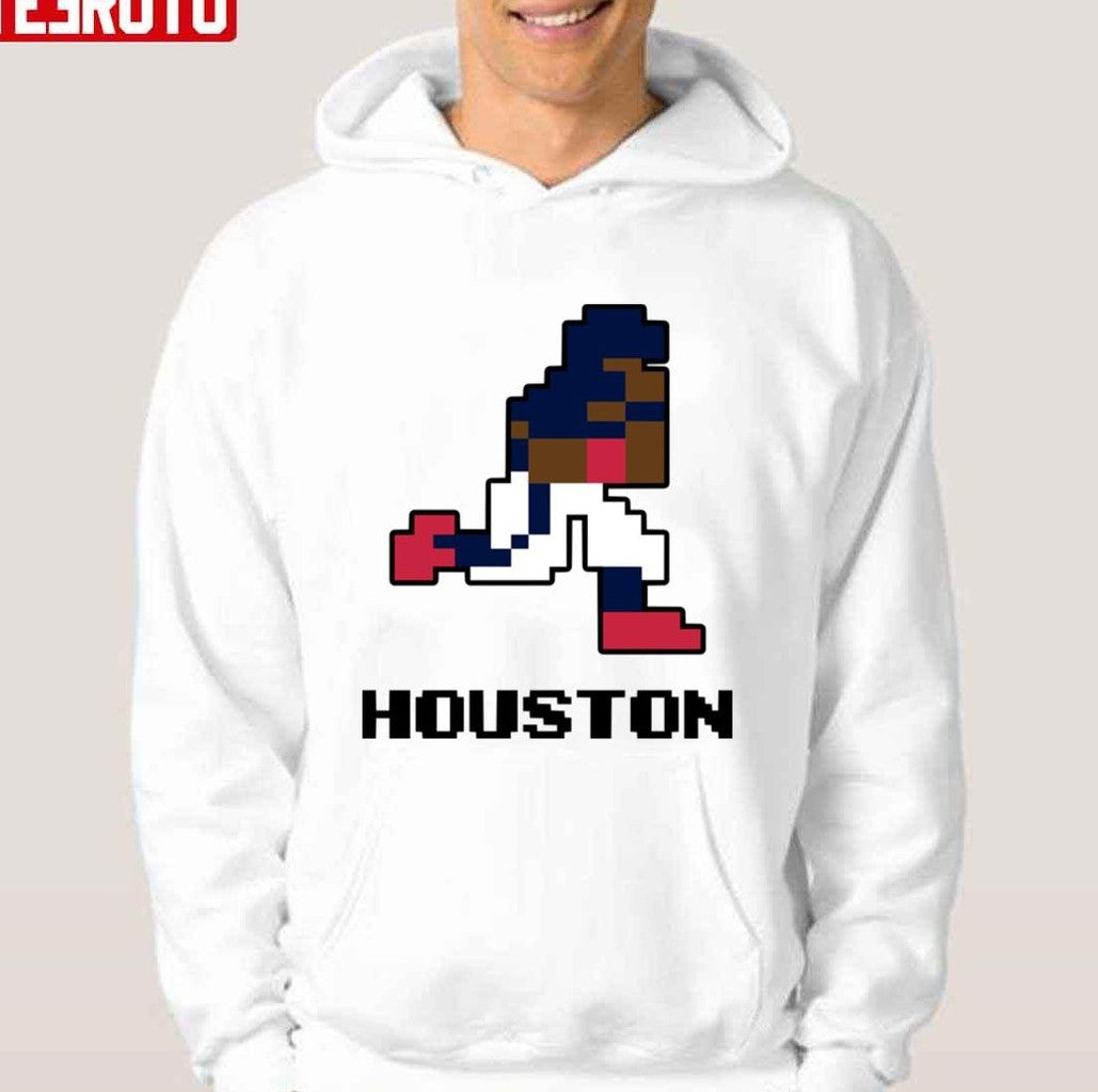 8 Bit Watson Houston Football Unisex Hoodie