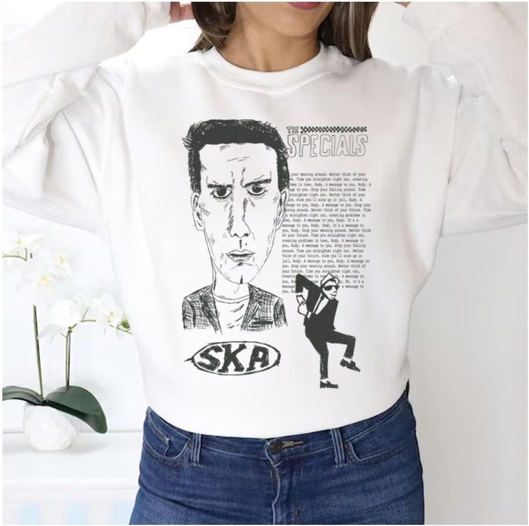 Terry Hall A Message To You Rudy Unisex Sweatshirt