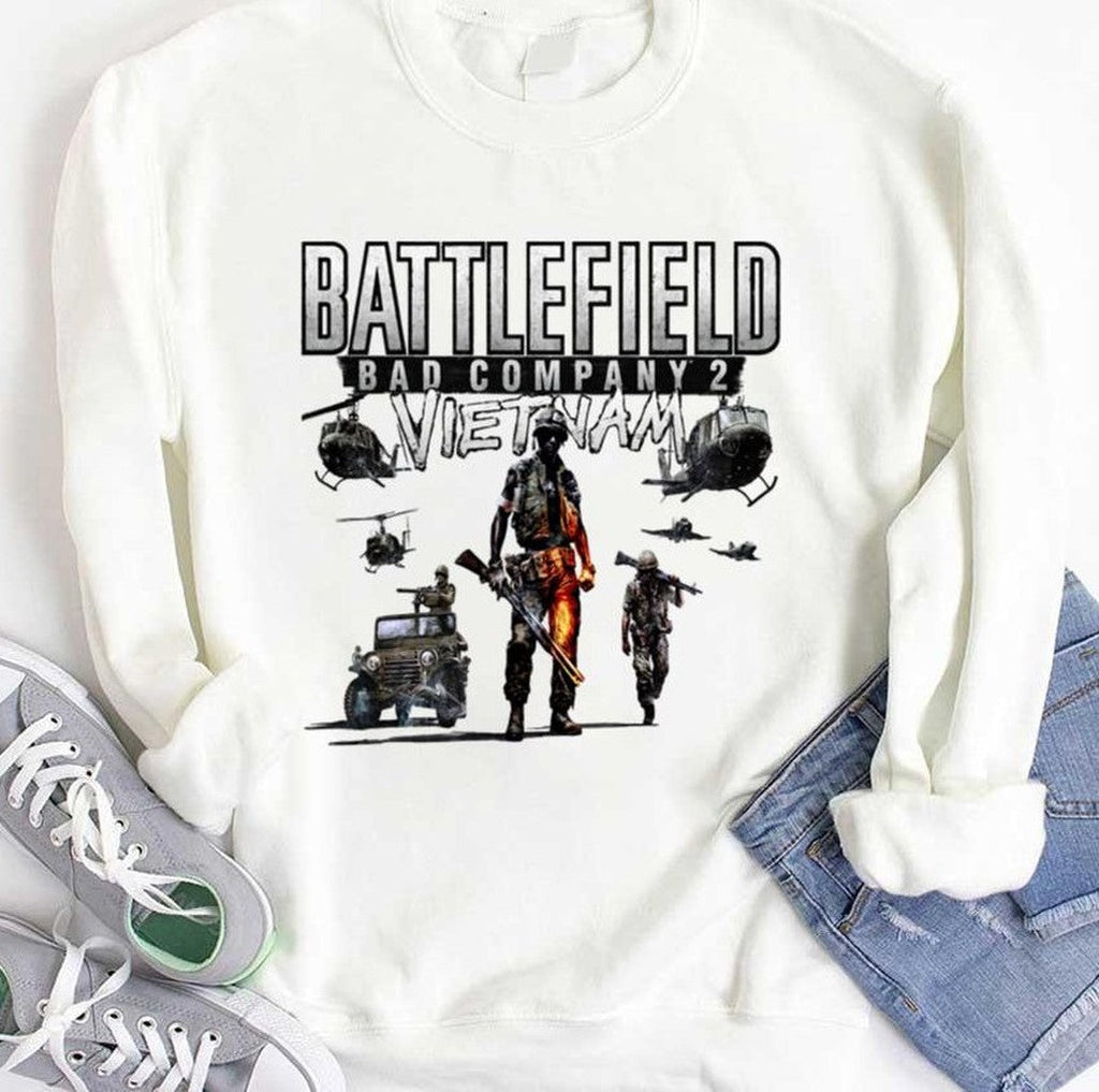 Bad Company 2 Bfbc2 Battlefield Vietnam Unisex T-shirt
