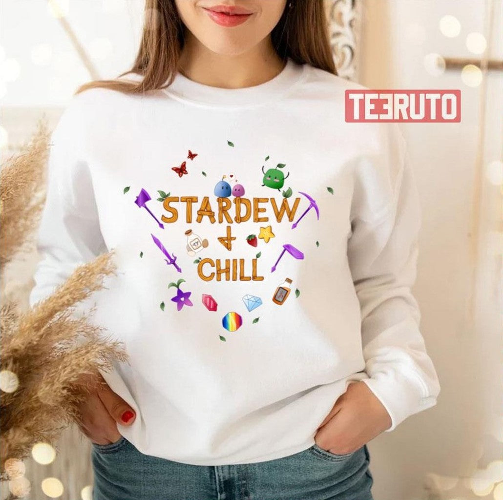 Stardew And Chill Game Unisex T-Shirt