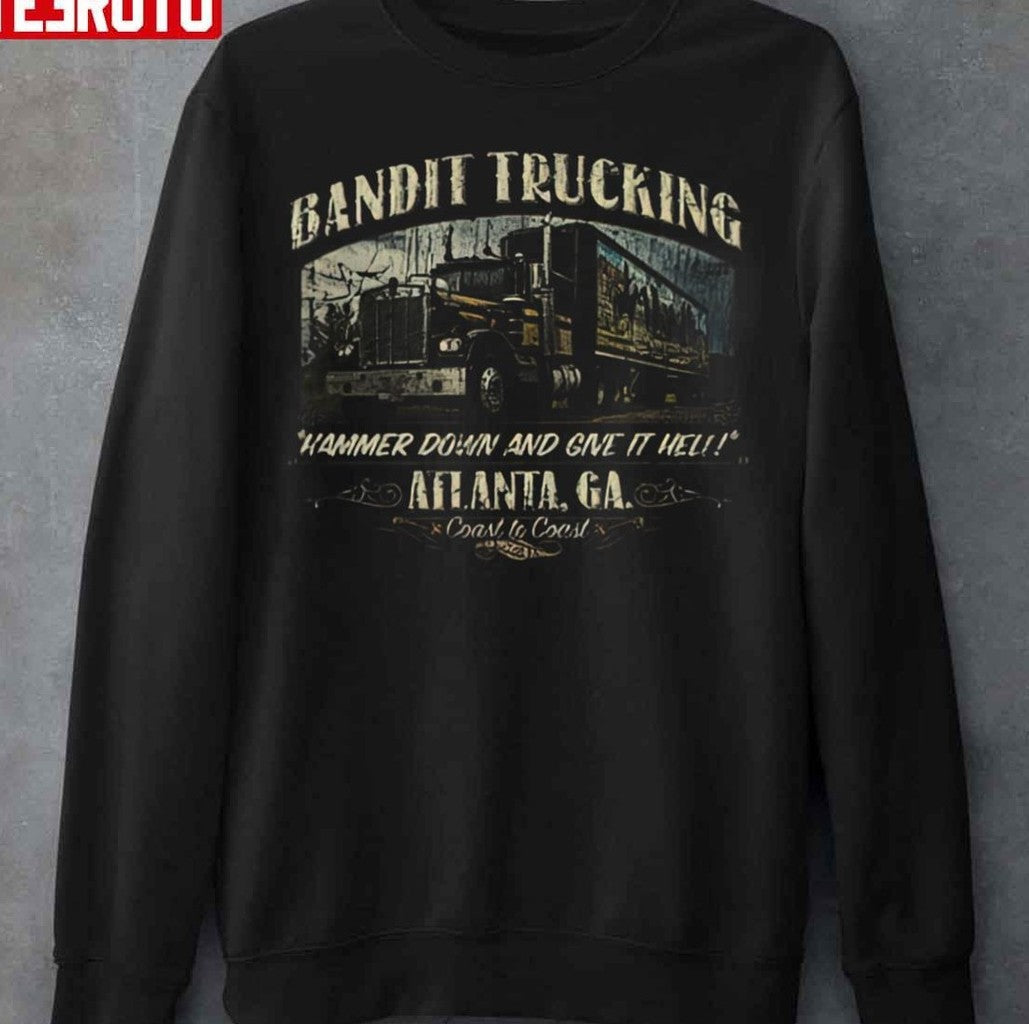 Bandit Trucking 1977 Unisex Sweatshirt