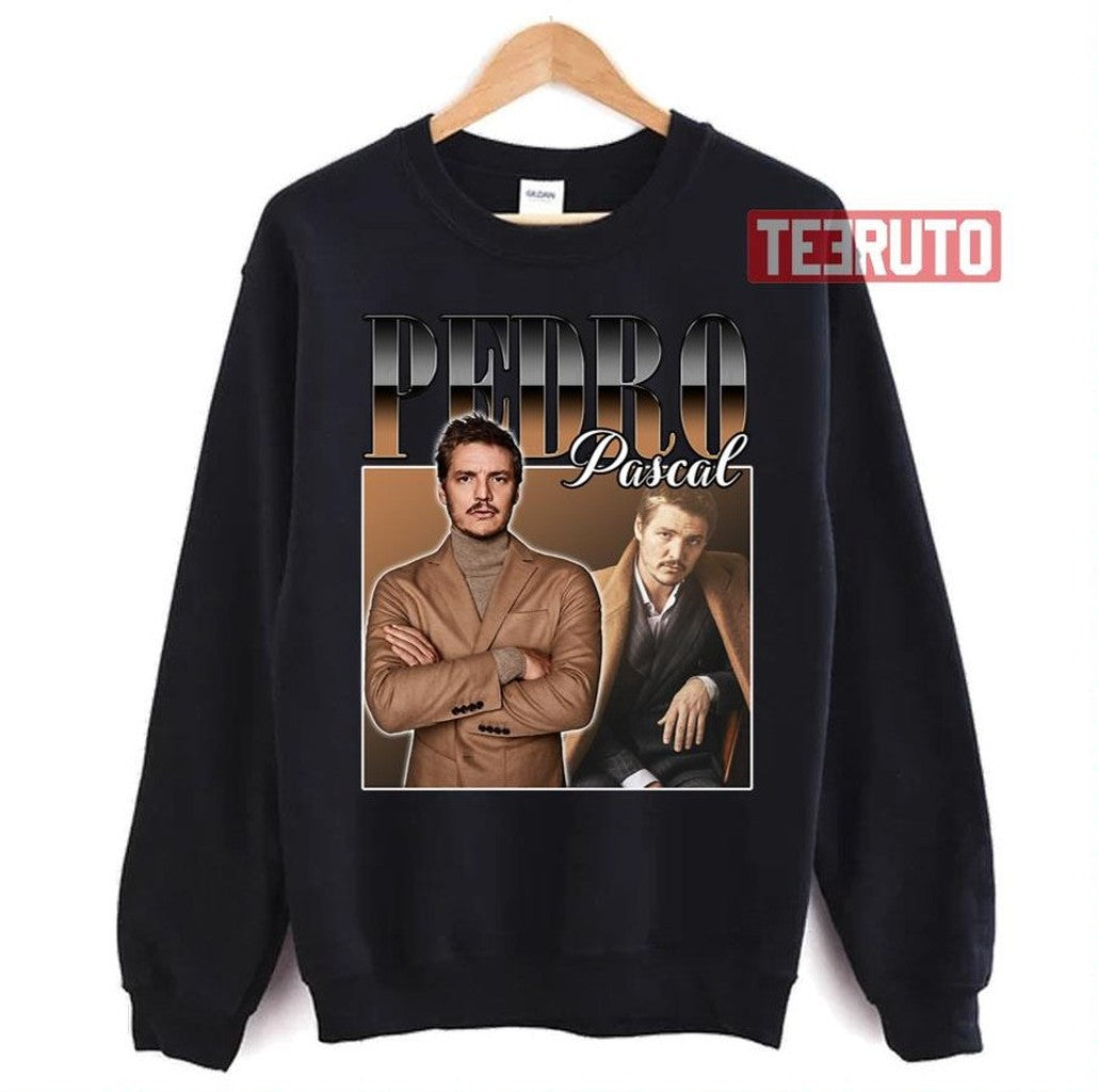 Pedro Pascal In Suits The Last Of Us Vintage 90's Bootleg Unisex T-Shirt