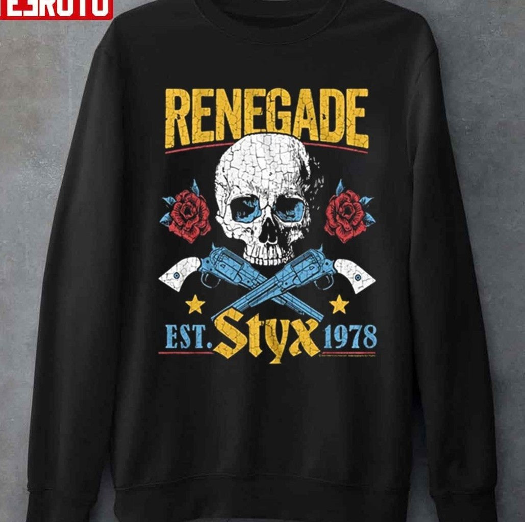 70s Rock 1978 Renegade Tour Band Styx Unisex T-Shirt