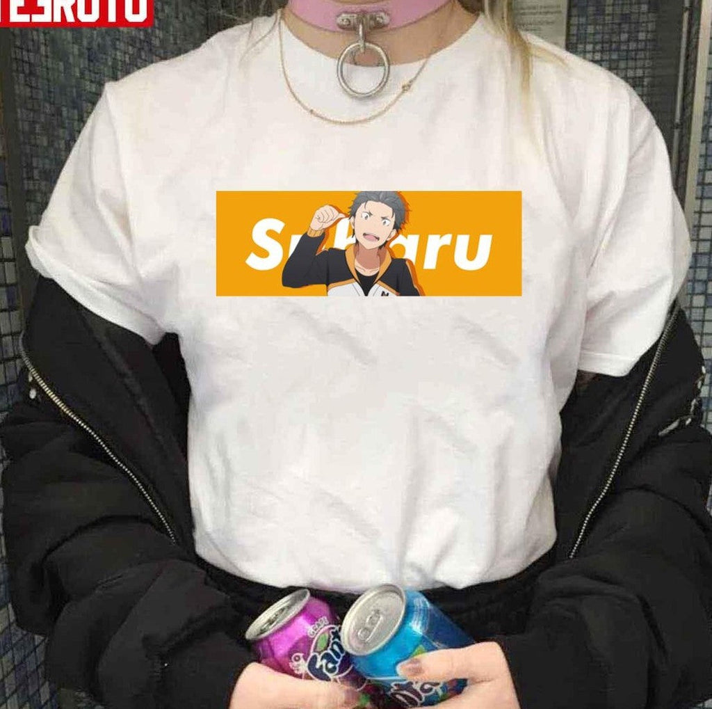 Subaru Natsuki Rezero Banner Style Unisex T-Shirt