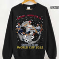 Soccer World Cup 2022 On Christmas Qatar Unisex Sweatshirt