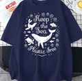 Plastic Pollution Keep The Sea Plastic Free Unisex T-Shirt