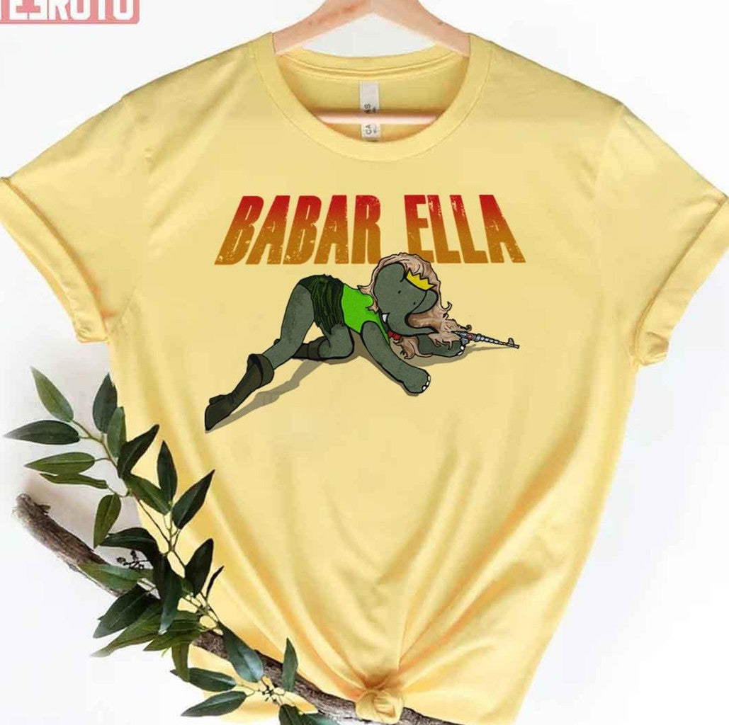 Babar Ella The Elephant Jane Fonda Unisex T-Shirt